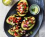 Grilled Avocado with Veggie Salsa