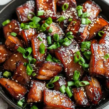 Korean Pork Belly Skillet