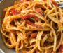 Roasted Red Pepper Pantry Pasta