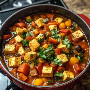 Spicy Tofu and Veggie Stew