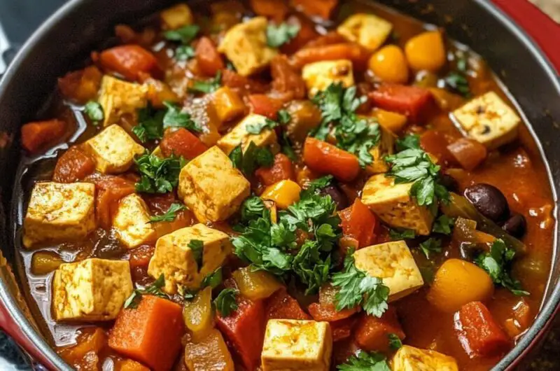 Spicy Tofu and Veggie Stew