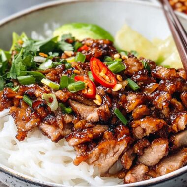 Vietnamese Caramelized Pork Bowls