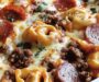 Meat Lovers Pizza Tortellini Bake