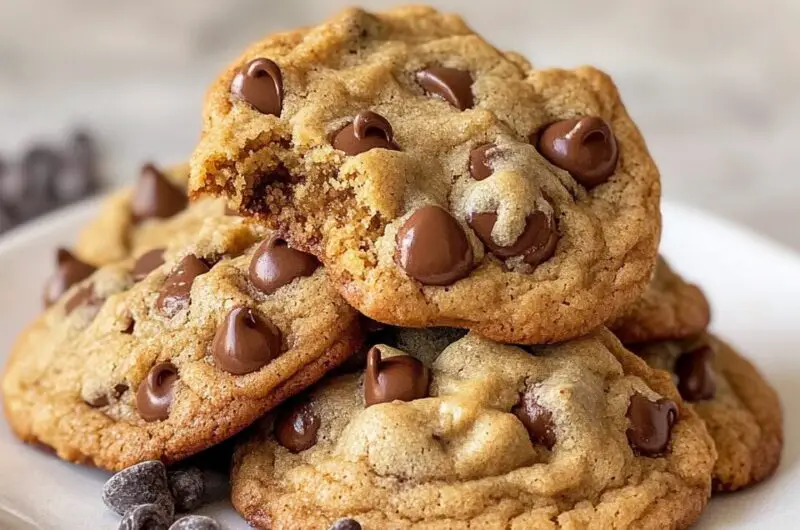 Thick Chocolate Chip Cookies