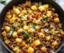 Best Mexican Ground Beef and Potato Skillet