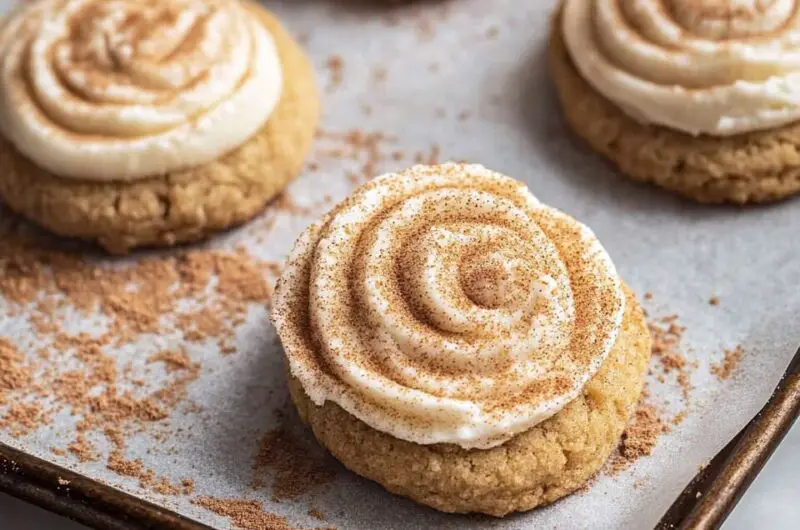 Chewy Crumble Churro Cookies