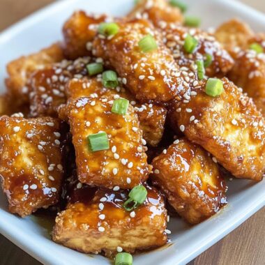 Crispy Honey Garlic Tofu
