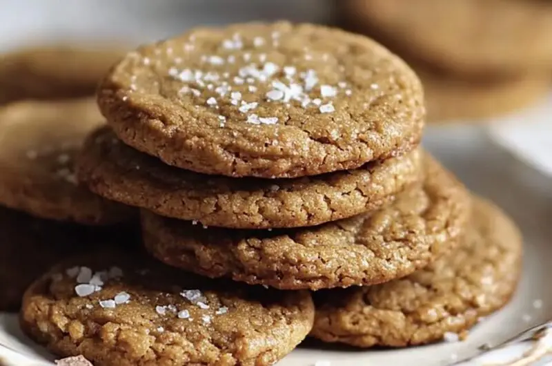 Espresso Brown Butter Toffee Cookies