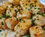 Garlic Butter Chicken Scampi with Cheesy Rice