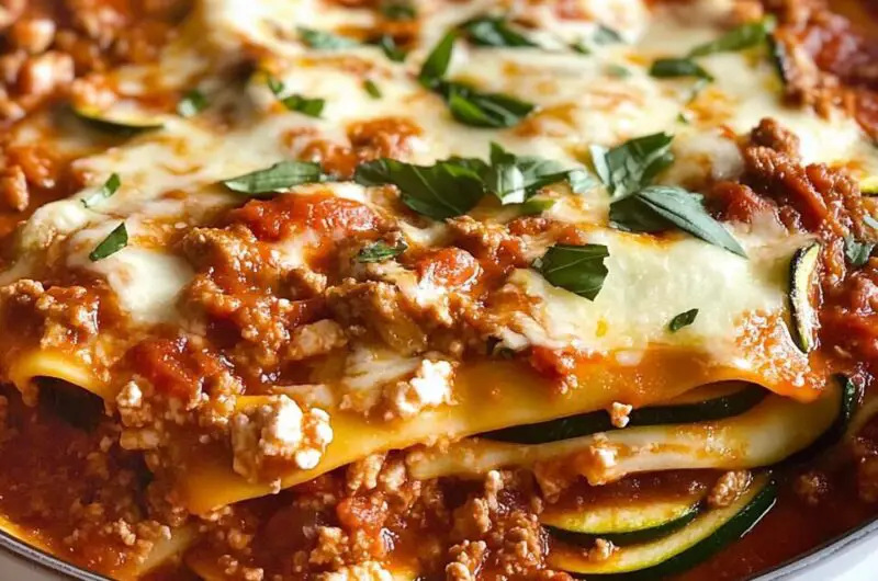 Hearty Skillet Zucchini Lasagna