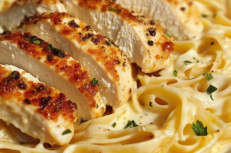 Quick Chicken Alfredo Pasta