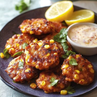Smoky Corn and Shrimp Fritters