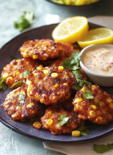 Smoky Corn and Shrimp Fritters