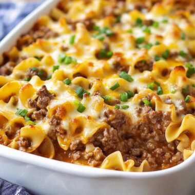 Sour Cream Beef Noodle Casserole