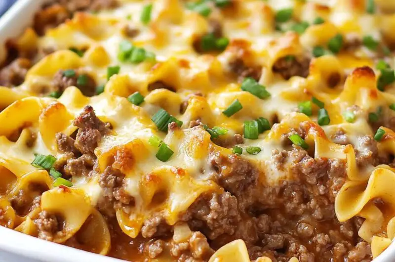 Sour Cream Beef Noodle Casserole
