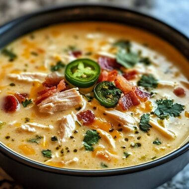 Spicy Jalapeño Popper Chicken Soup