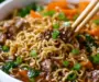 Easy Beef Ramen Noodle Bowls