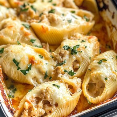 Cheesy Stuffed Chicken Shells
