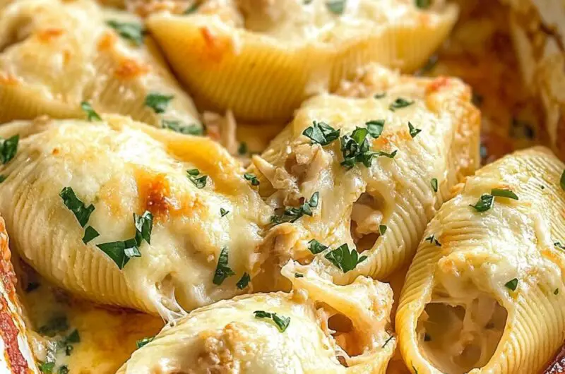 Cheesy Stuffed Chicken Shells