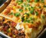 Cheesy Tortilla Meat Bake