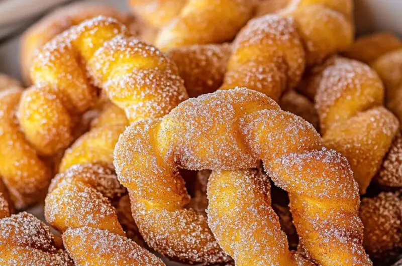 Cinnamon Sugar Twist Donuts