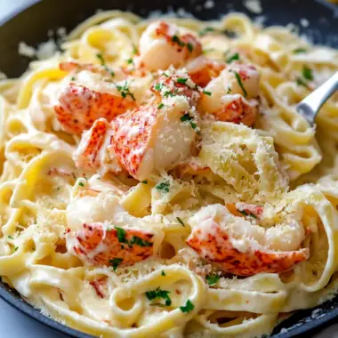 Easy Creamy Lobster Pasta
