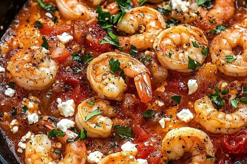 Easy Shrimp Saganaki