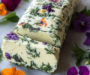 Garden Herb Butter with Edible Flowers