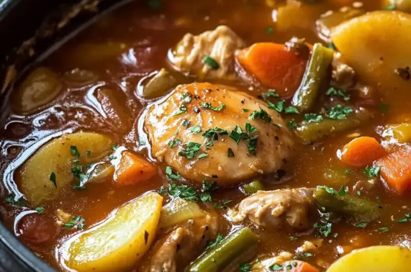 Hearty Chicken Stew Casserole