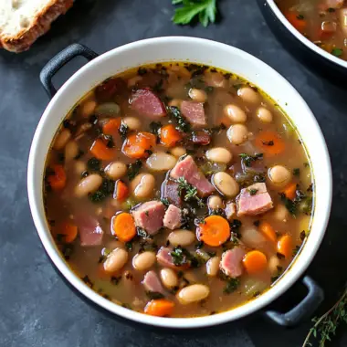 Hearty Ham and Bean Soup