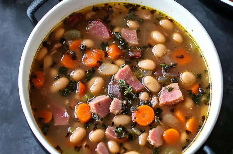 Hearty Ham and Bean Soup