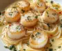 Sea Scallops with Angel Hair Pasta