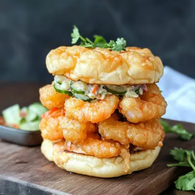 Shrimp Tempura Burger