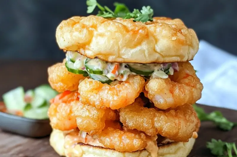 Shrimp Tempura Burger
