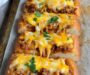 Sloppy Joe French Bread Pizza Slices