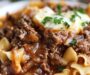 Slow Cooker Beef & Cheese Casserole