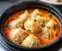 Soup Dumplings in Creamy Gochujang Sauce