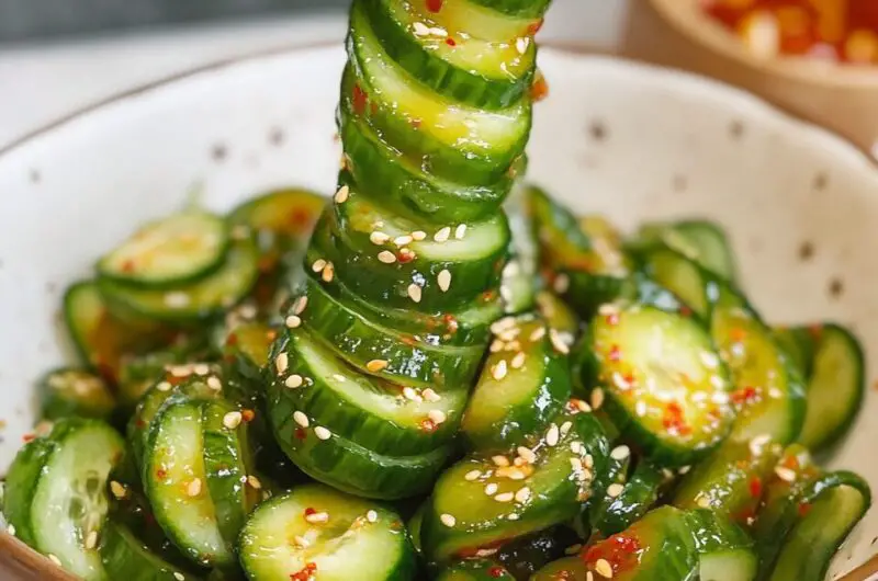 Spiral Cucumber Salad