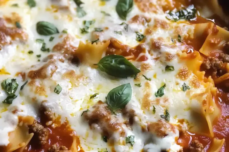 Weeknight Skillet Lasagna