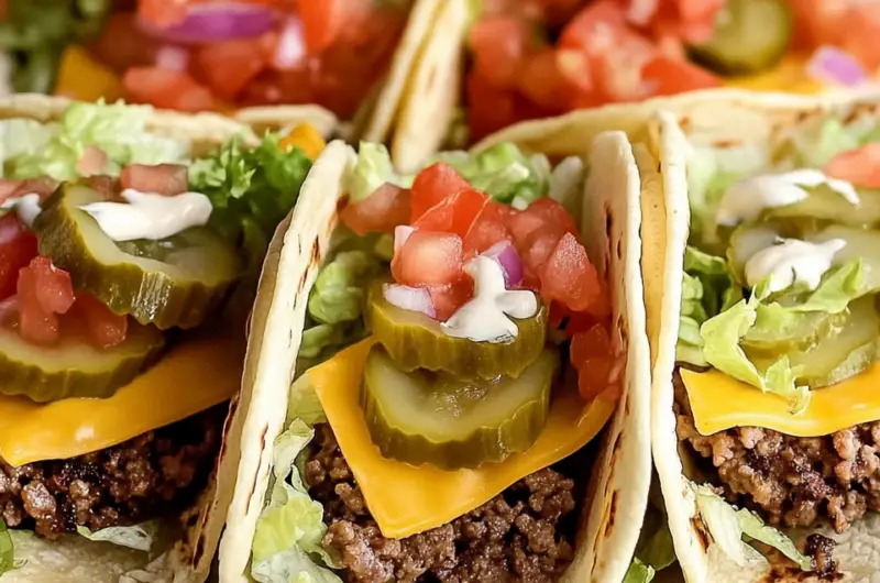 Animal Style Smashburger Tacos