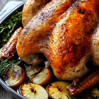 Brined and Roasted Whole Turkey