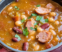 Cajun Ham Sausage Bean Soup