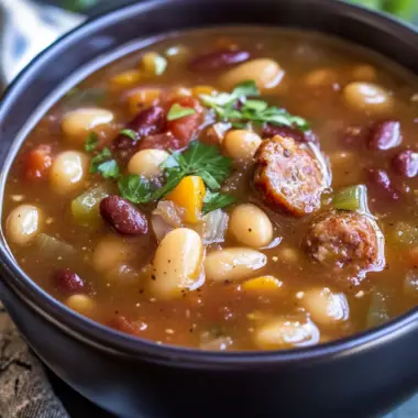 Cajun 15 Bean Soup