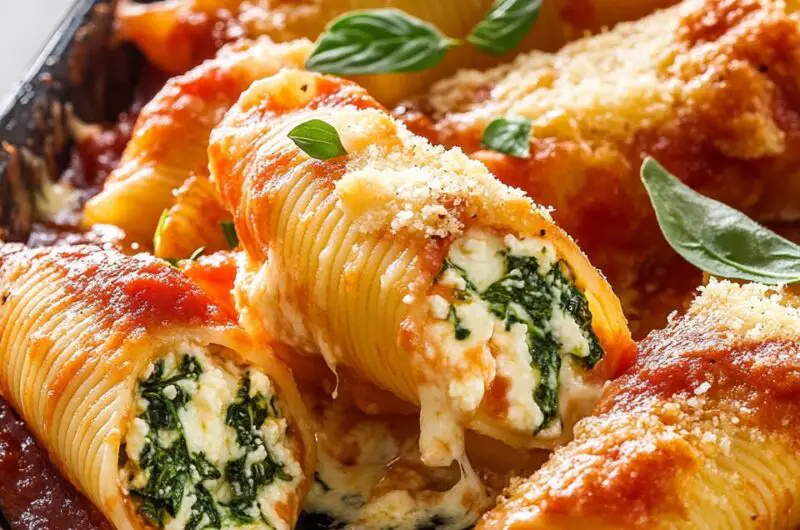 Spinach Stuffed Jumbo Shells