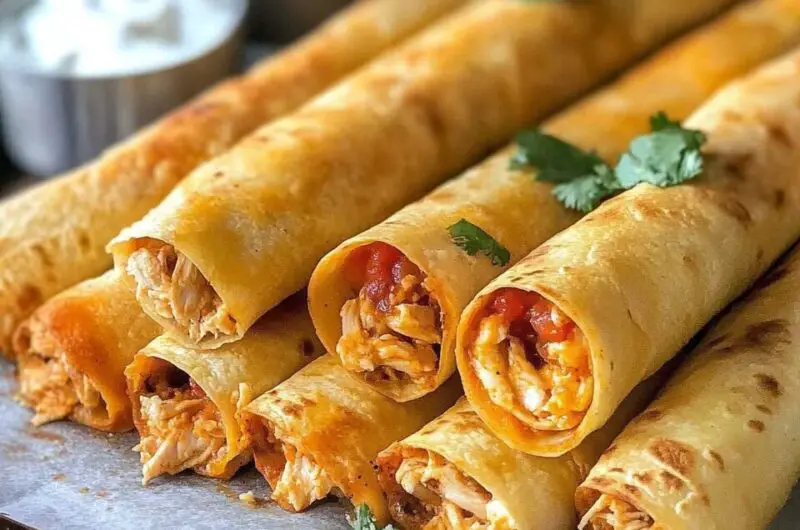 Chicken Pepper Jack Taquitos