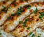 Chicken Scampi with Garlic Parmesan Rice