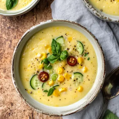 Chilled Summer Corn Soup