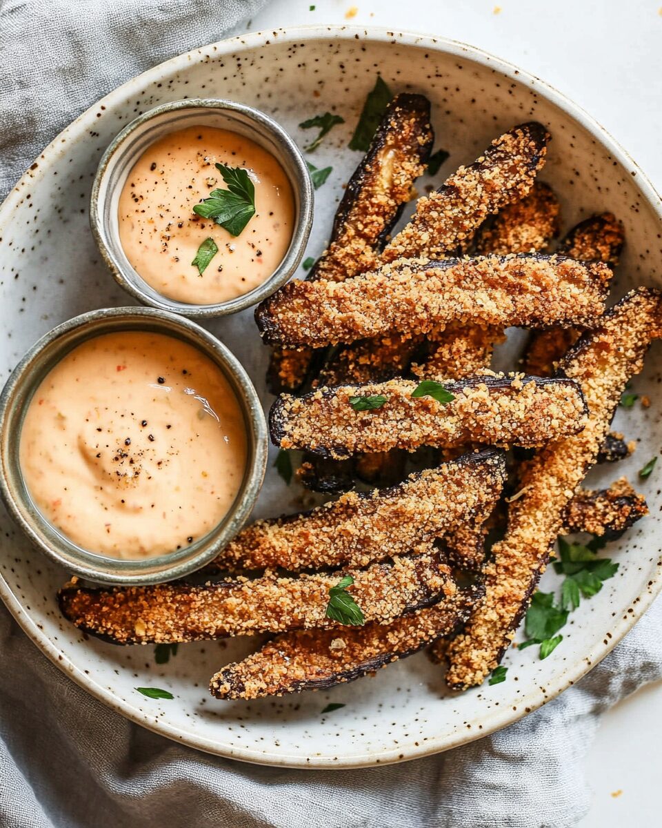 Crispy Portobello Mushroom Fries