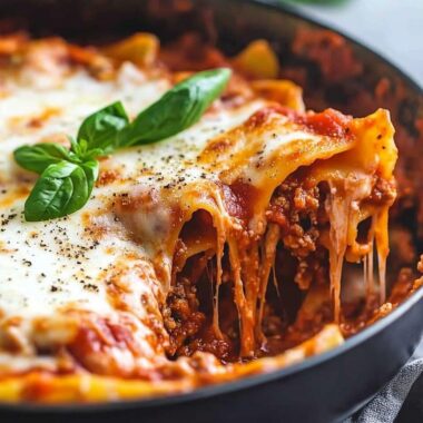 Easy One Pot Skillet Lasagna