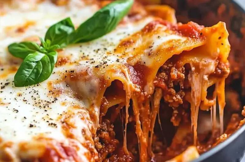 Easy One Pot Skillet Lasagna
